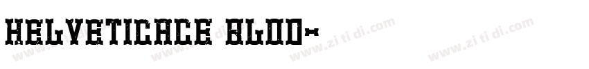helveticaCE BLOD字体转换